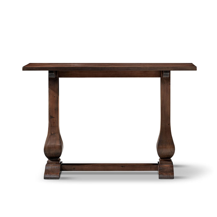 Whitmore - Trestle Console Table - Dark Brown