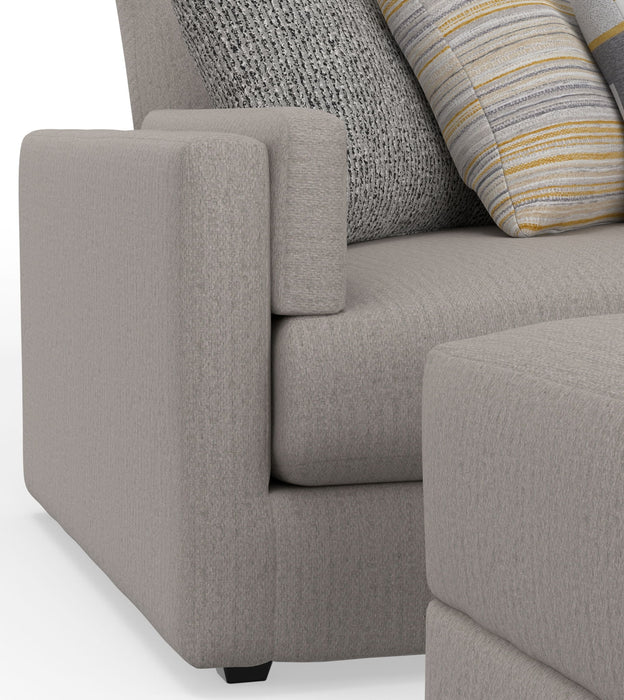 Trevor - Extra Deep Oversized Sofa With Included Storage Cocktail Ottoman