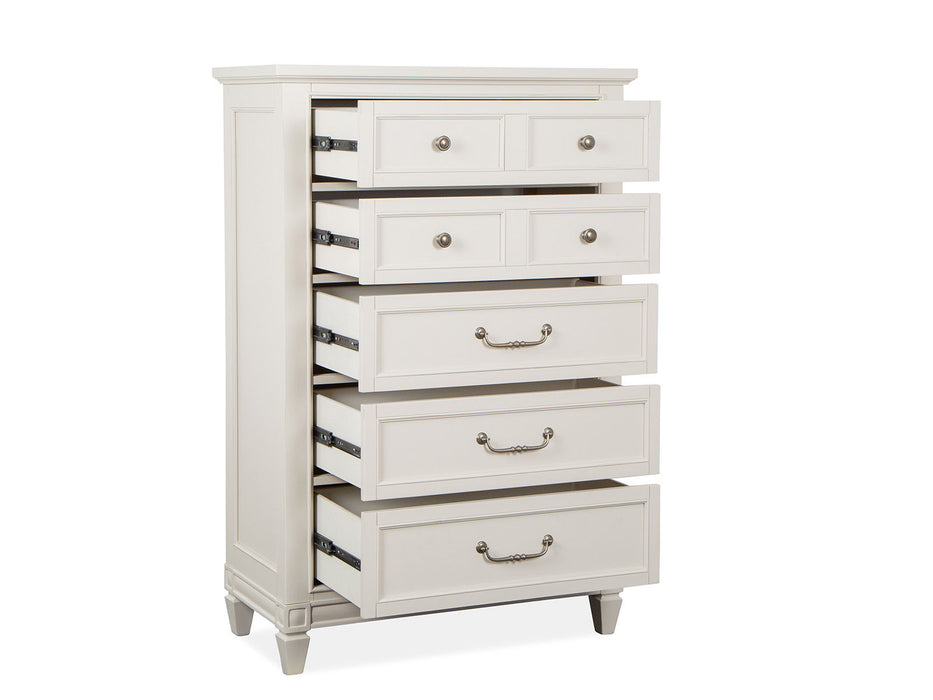 Willowbrook - Drawer Chest - Egg Shell White With Slight Rub Through