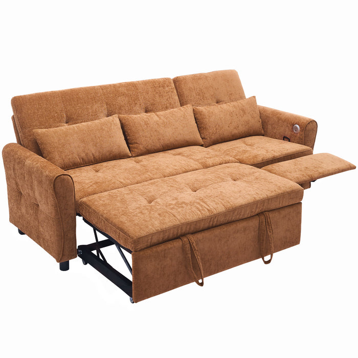 3 Seater Sofa Bed And Reversible Recliner