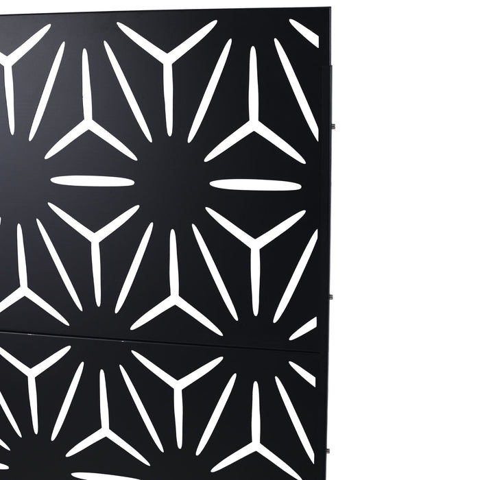 Outdoor & Indoor Metal Privacy Screen, Freestanding Decorative Panels
