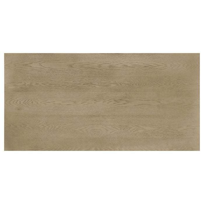 Decker 47-Inch Rectangular Cocktail Coffee Table Natural Oak