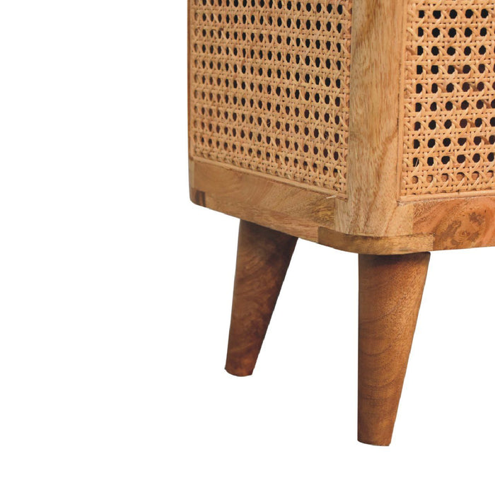 Larissa - Lid Up Storage Stool - Oak