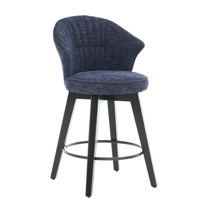 Wing Back Swivel Bar Stools (Set of 2)