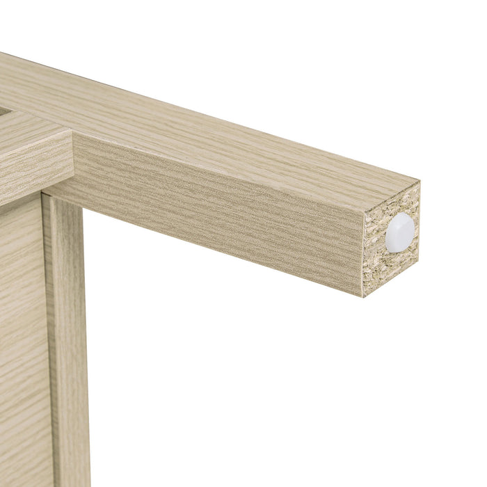 2 Door Cabinet, American Furniture, Suitable For Bedroom, Living Room, Study - Natural