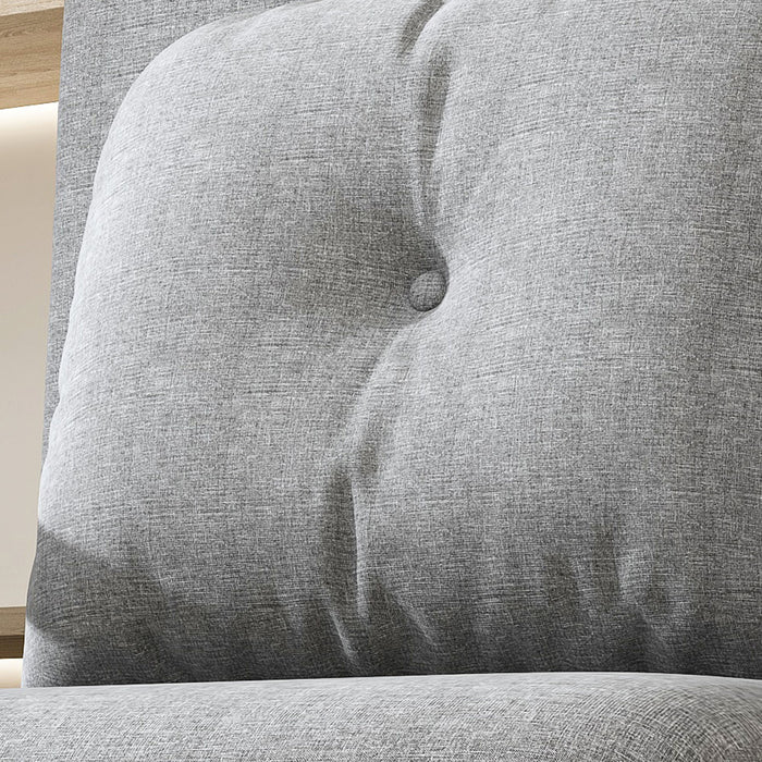 3 In 1 Convertible Folding Sofa Bed With Adjustable Backrest And Pillow