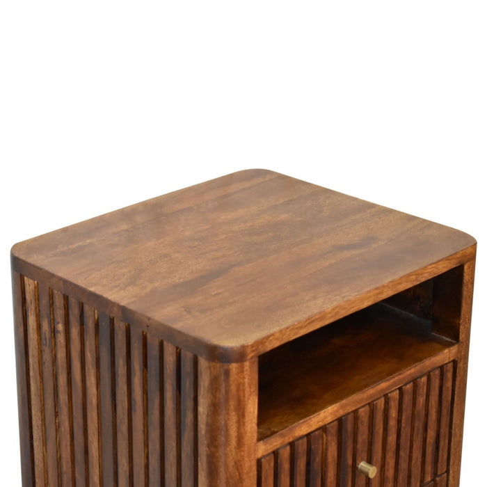Reeve - Nightstand, 2 Drawers - Chestnut
