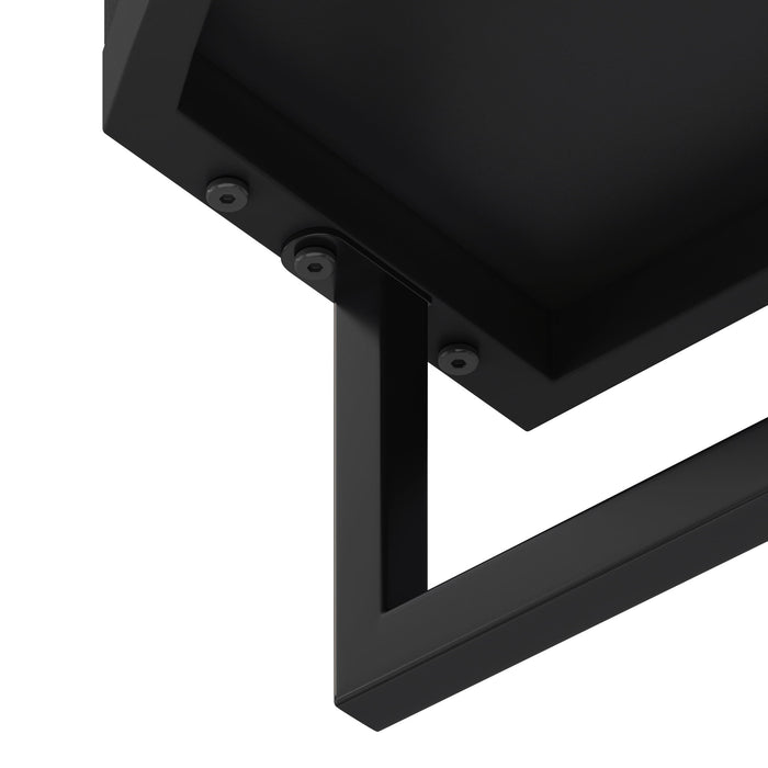 Arched Glass Double Door Wardrobe With Shatterproof Mirror, Open Shelf & Towel Rack