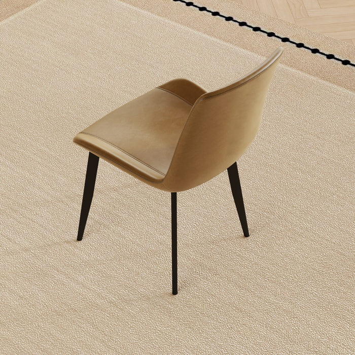 Dining Chairs With Carbon Steel Legs (Set of 4) - Brown