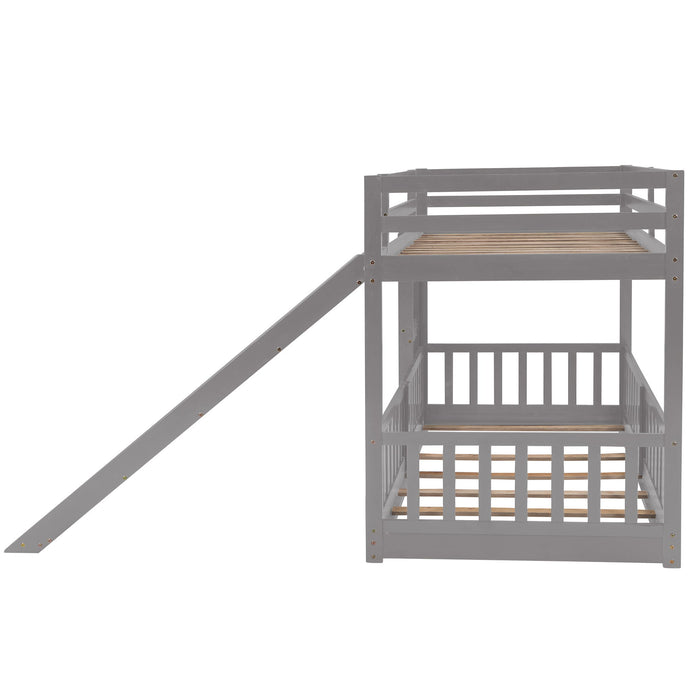 Functional Bunk Bed & Convertible Ladder And Slide