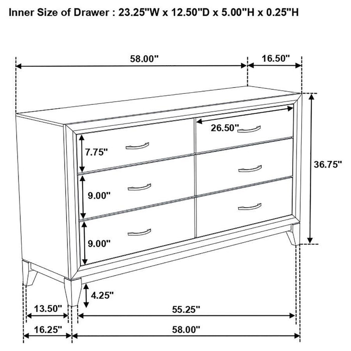 Watson - 6-Drawer Dresser