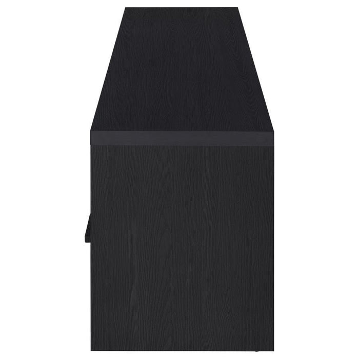 Murray - 70" 2-Door TV Stand Media Console - Black