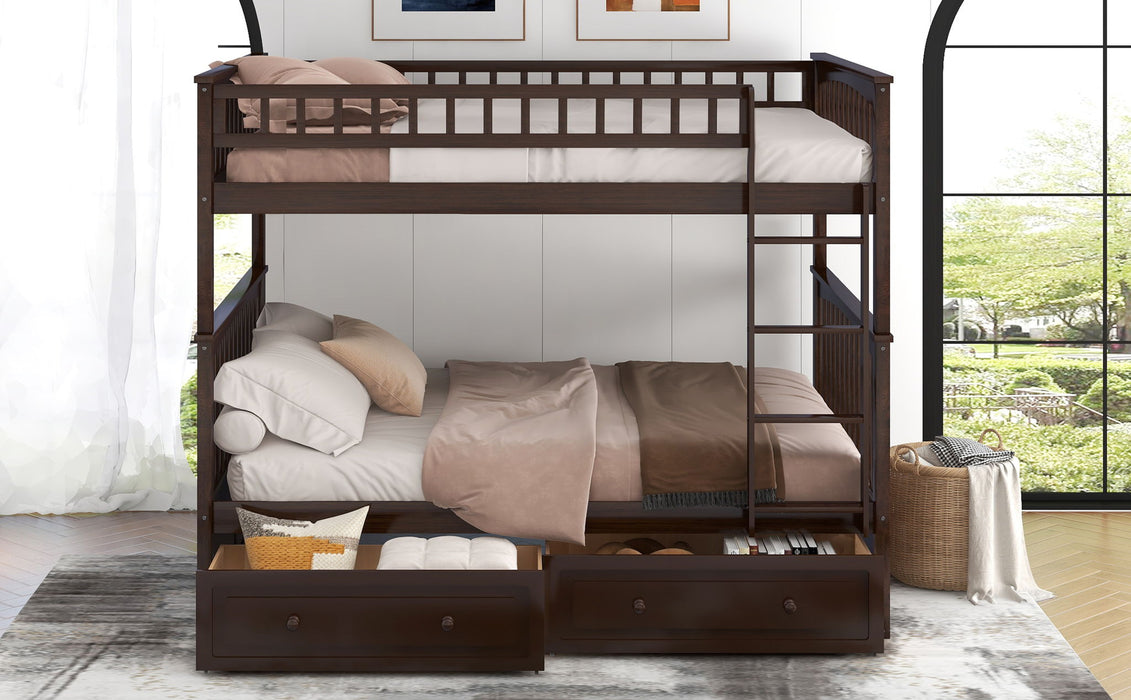 Bunk Bed With Drawers, Convertible Design