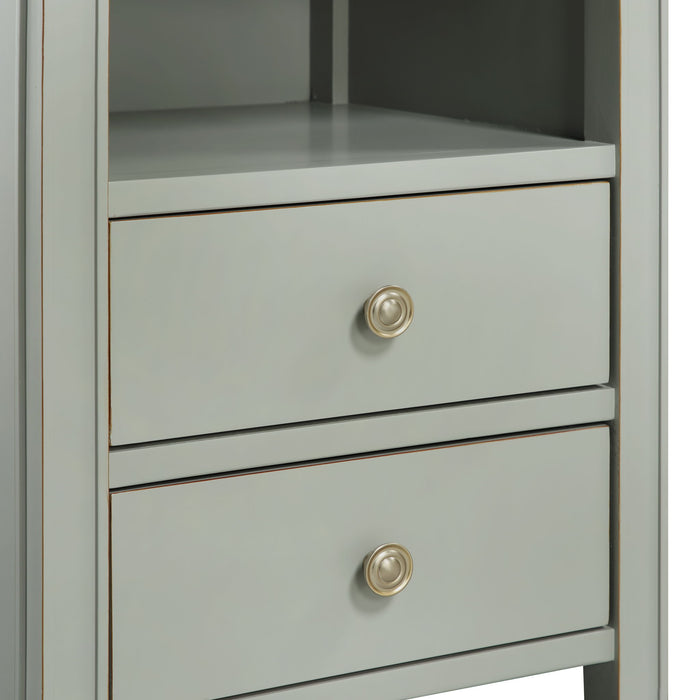Winston - 2 Drawer Storage Nightstand