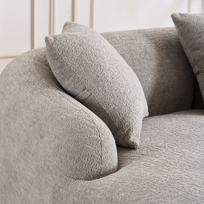 Combined Sofa With 4 Pillows