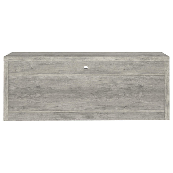 Burke 3-piece 59-inch TV Entertainment Center Grey Driftwood