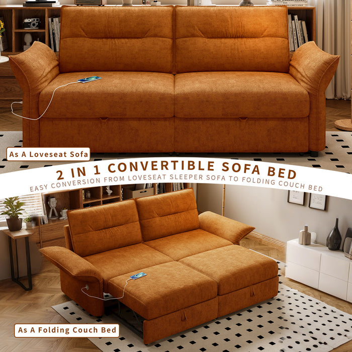 Sofa Bed With Convertible Design, Living Room Furniture