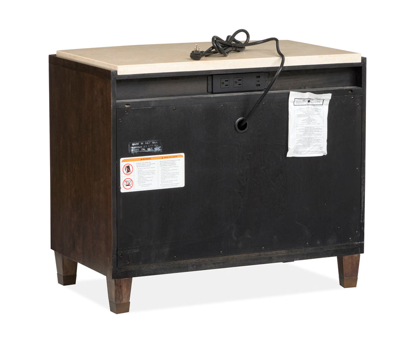 Rowan - Door Nightstand - Espresso