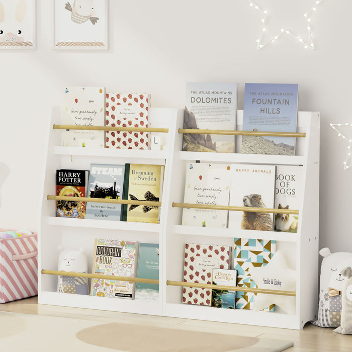 3 Tier Book Shelf, Compact Storage For Bedrooms