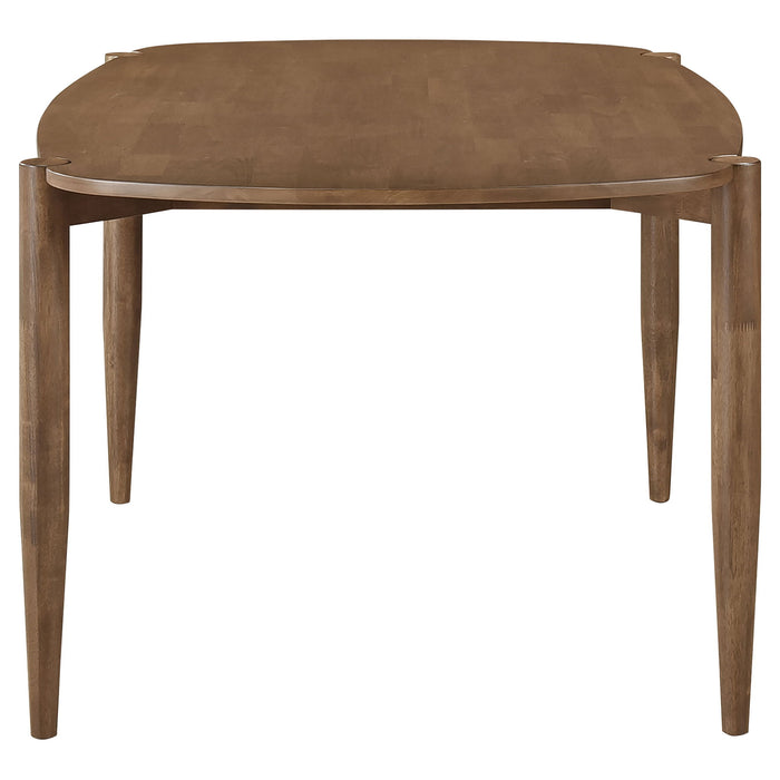 Dortch Oval 63-inch Solid Wood Dining Table Walnut