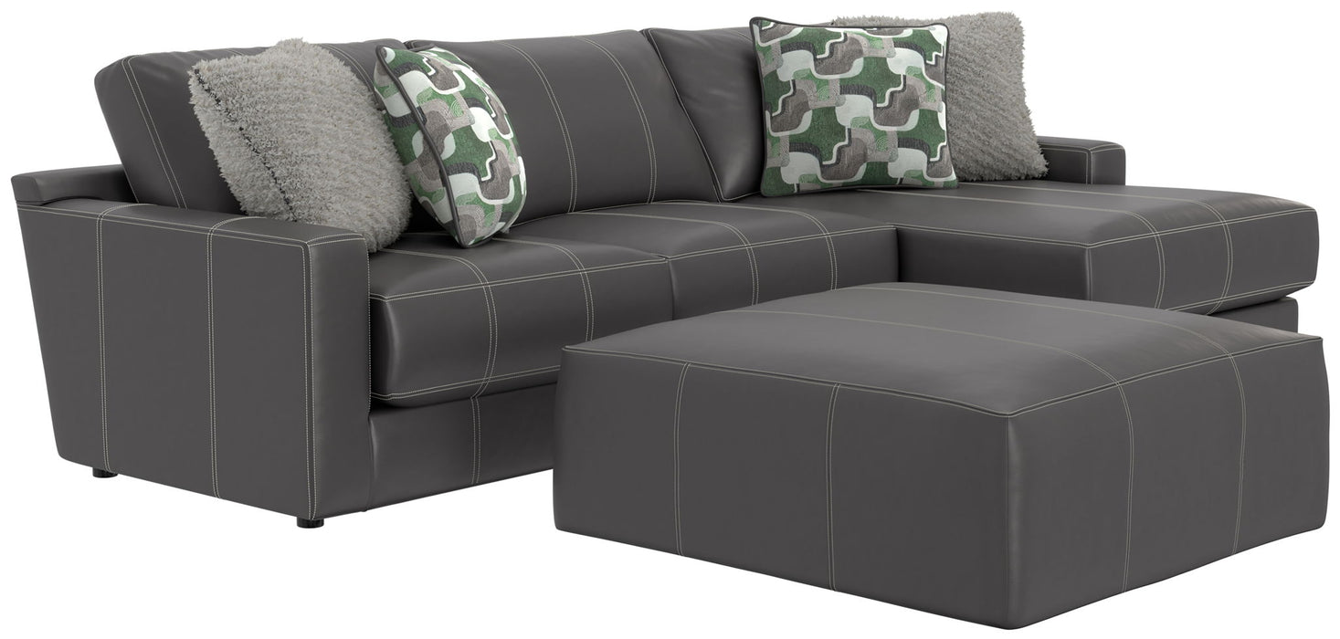 Minori - Italian Leather Sofa / Chaise And Cocktail Ottoman
