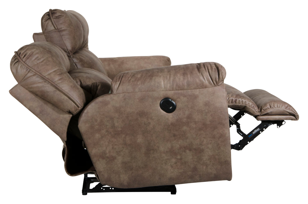 Hollins - 88" Power Reclining Sofa - Coffee