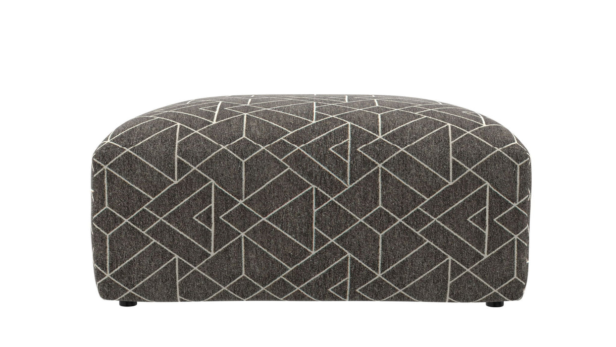 Reddington - Cocktail Ottoman - Umber