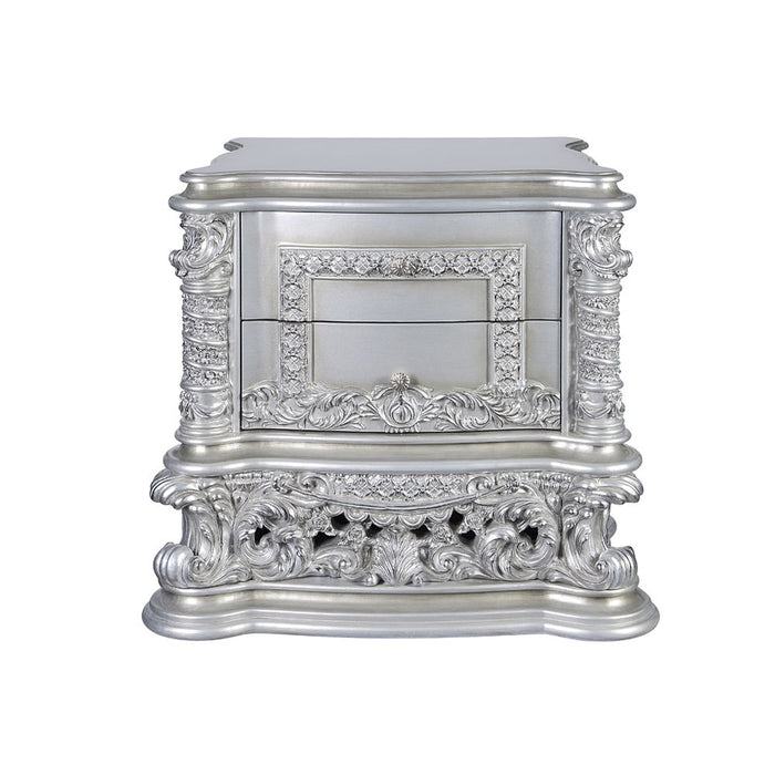 Valkyrie - Nightstand - Antique Platinum