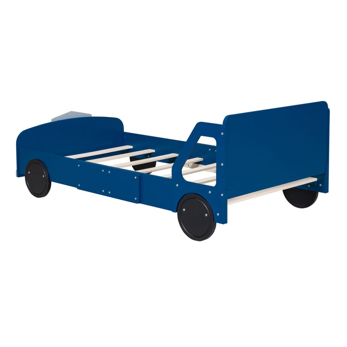 Car Shaped Platform Bed With Wheels