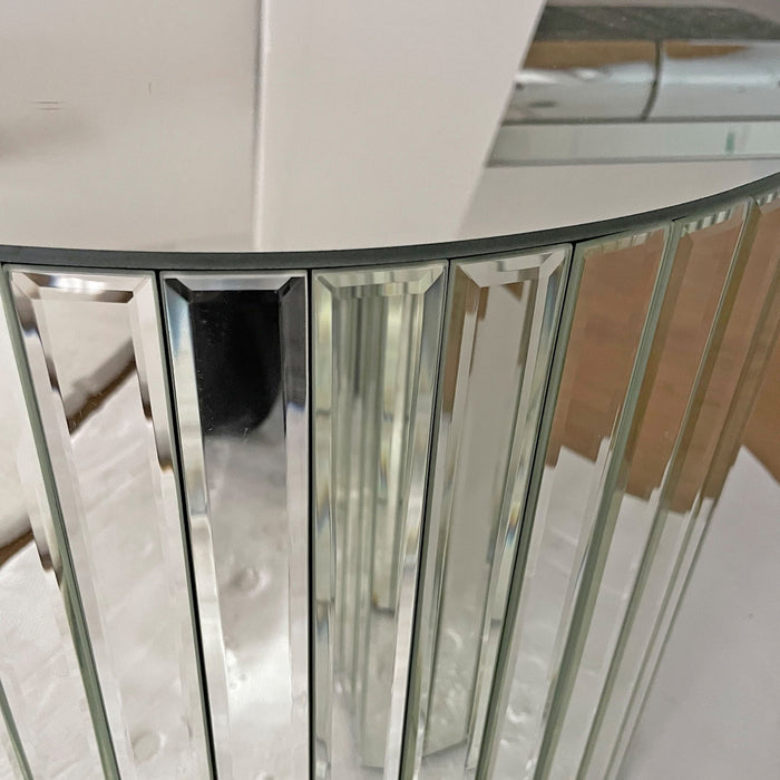 Coffee Table - Silver / Mirror