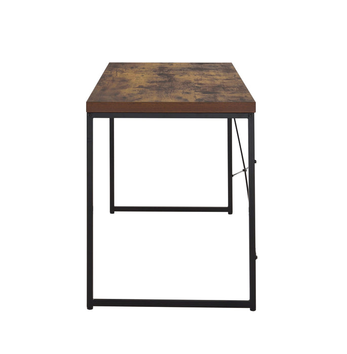 Bob - Console Table (Same 92396) - Weathered Oak & Black