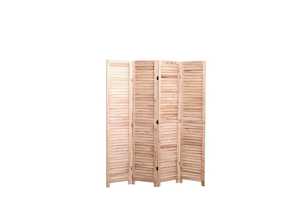 Panel Wooden Folding Room Divider