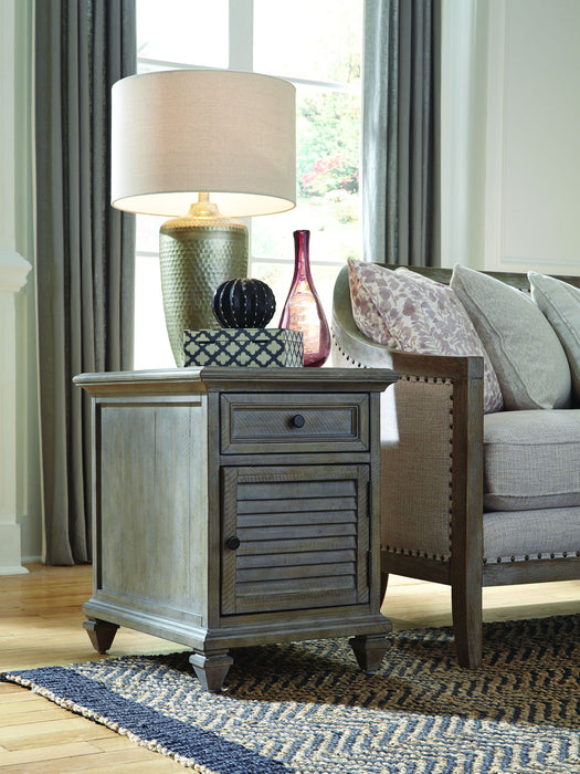 Lancaster - Chairside End Table - Dove Tail Gray