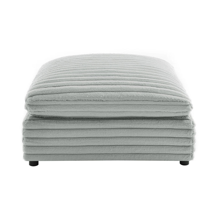 Jenny - Square Ottoman - Gray
