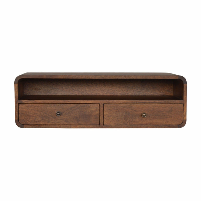 Floating Open Console - Chestnut