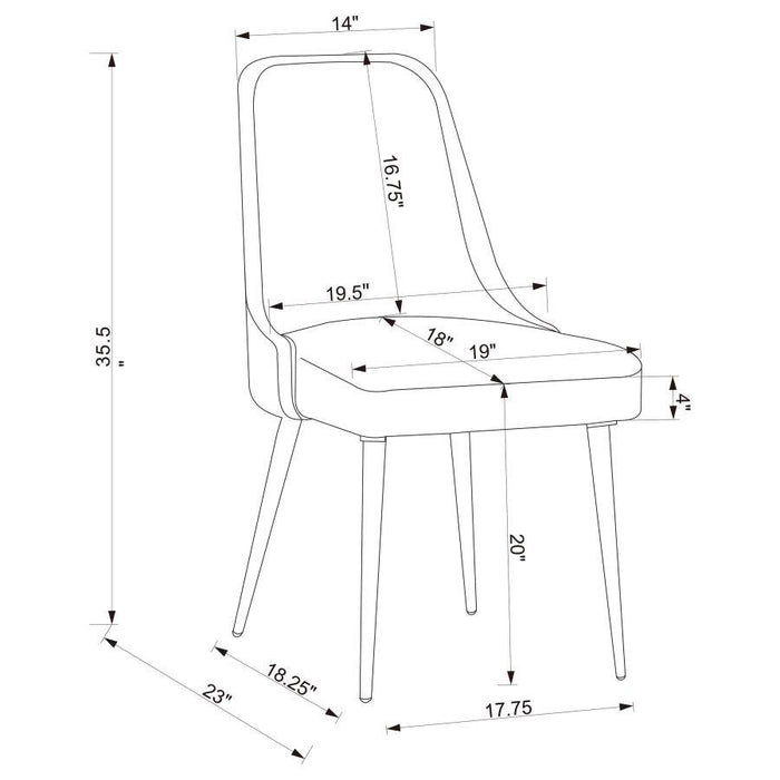 Caballo - Polypropylene Dining Side Chair (Set of 2)