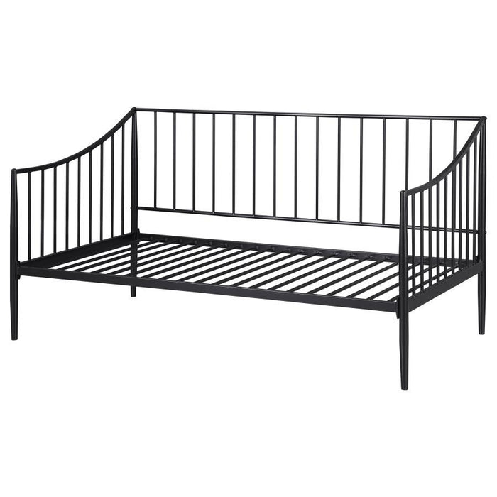 Newbury - Metal Twin Daybed Bed Frame - Matte Black
