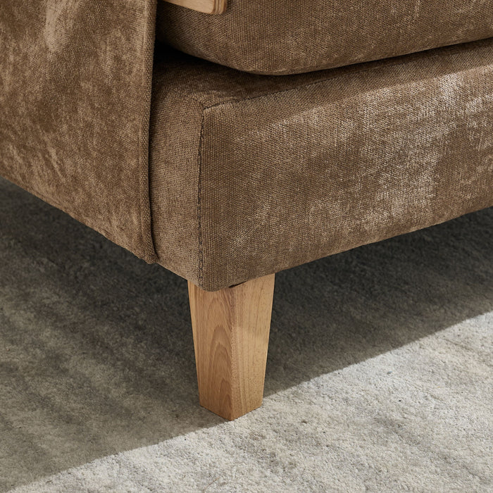 Mid Century Modern Foldable Sofa Bed, 3 In 1 Convertible Sleeper With 3 Pillows