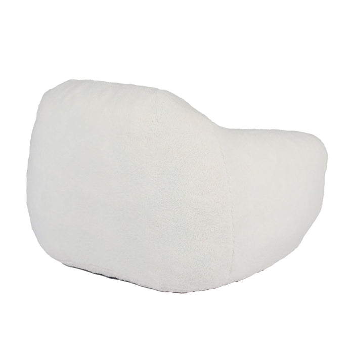 Giant Bean Bag Chair, Spacious Memory Foam With Armrests