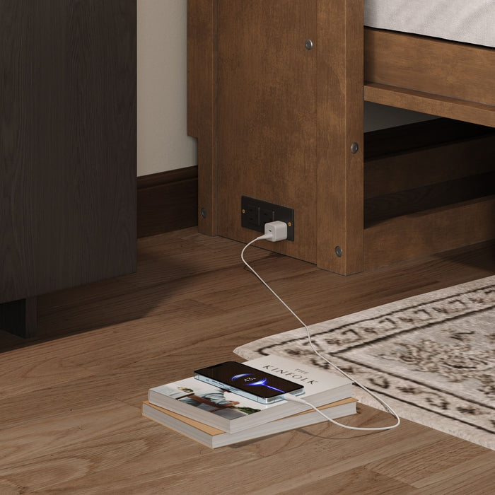 Murphy Bed With Charging Station And Drawer