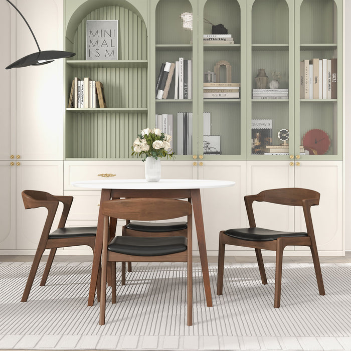 Dakota - Mid-Century Modern Velvet Dining Chair (Set of 2)