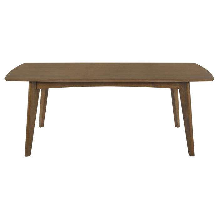 Malone Rectangular 78-inch Wood Dining Table Dark Walnut