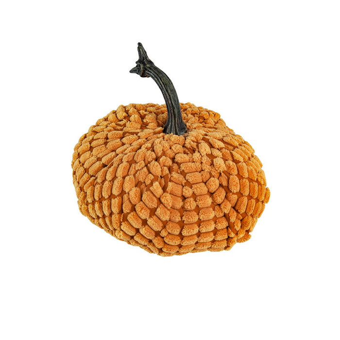 Chenille Weighted Pumpkin Ornament Decor For Holiday Harvest Festival Fall Festival & Thanksgiving