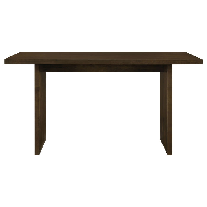 Decker 7-piece 70-inch Counter Height Dining Set Black and Walnut