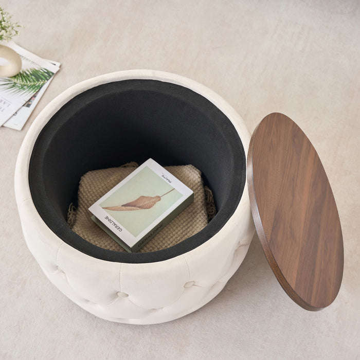 Nesting Ottomans 2 Piece With Tray, 4 In 1 Function