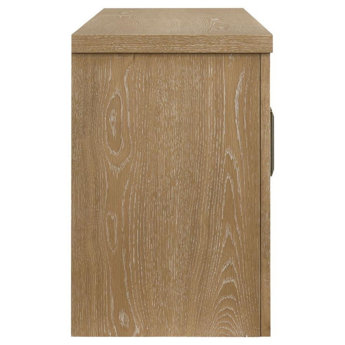 Brenham - 79" 4-Door TV Stand Media Console - Washed Oak