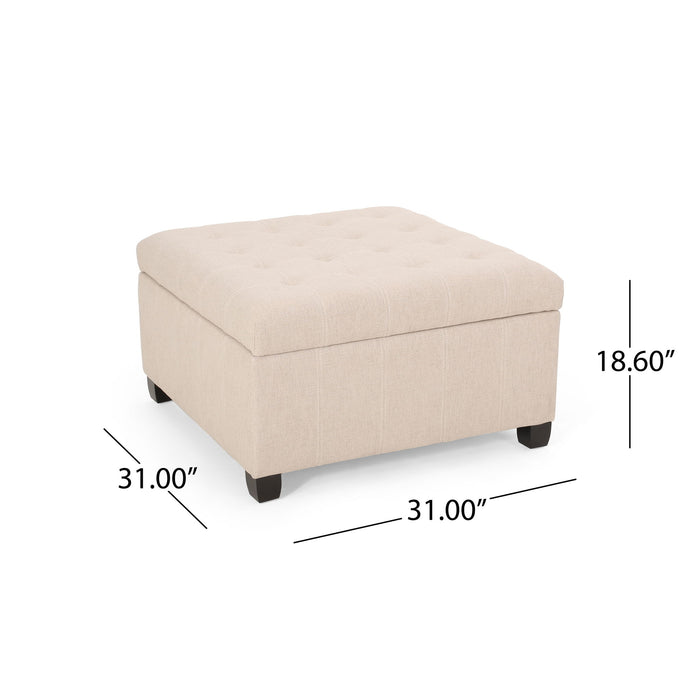 Isabella - Contemporary Ottoman With Storage