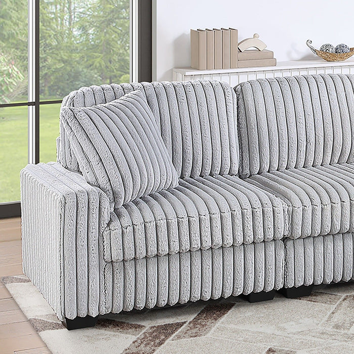 Sectional Sofa Set With Reversible Chaise, Living Room Furniture