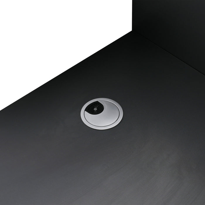 Contemporary Freestanding Bathroom Vanity With Resin Sink & Soft-Close Cabinet Doors