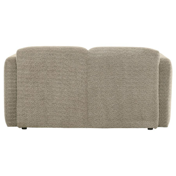 Dorset - Fabric Upholstered Round Track Arm Loveseat